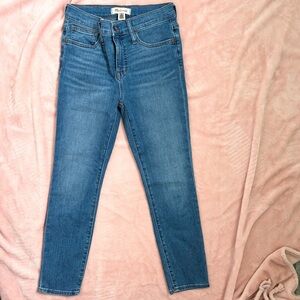 Madewell Roadtripper Crop Jeans Petite 26 High Rise Skinny Stretch Denim